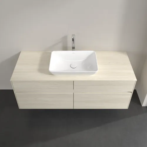 Bild von VILLEROY BOCH Collaro Waschbeckenunterschrank, 4 Auszüge, 1400 x 548 x 500 mm, White Oak / White Oak #C11600AA