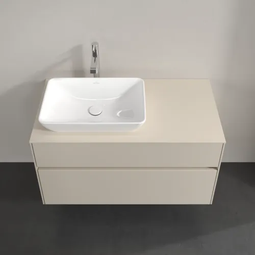 Bild von VILLEROY BOCH Collaro Waschbeckenunterschrank, 2 Auszüge, 1000 x 548 x 500 mm, Cashmere Grey / Cashmere Grey #C11000VN