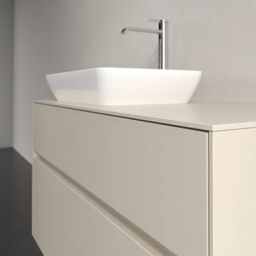 Bild von VILLEROY BOCH Collaro Waschbeckenunterschrank, 2 Auszüge, 1000 x 548 x 500 mm, Cashmere Grey / Cashmere Grey #C11000VN