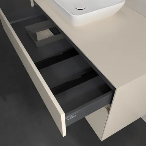 Bild von VILLEROY BOCH Collaro Waschbeckenunterschrank, 2 Auszüge, 1000 x 548 x 500 mm, Cashmere Grey / Cashmere Grey #C11000VN