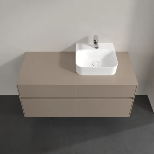 Bild von VILLEROY BOCH Collaro Waschbeckenunterschrank, 4 Auszüge, 1200 x 548 x 500 mm, Taupe / Taupe #C09900VM