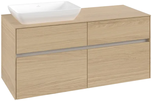VILLEROY BOCH Collaro Vanity unit, 4 pull-out compartments, 1200 x 548 x 500 mm, Nordic Oak / Nordic Oak #C11300VJ resmi