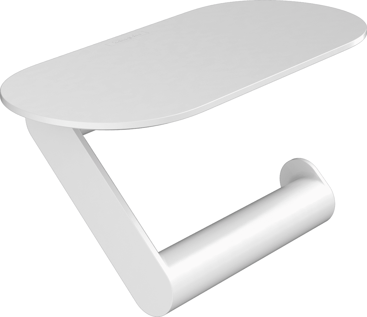 Bild von HANSGROHE WallStoris Toilettenpapierhalter mit Ablage Mattweiß 27928700