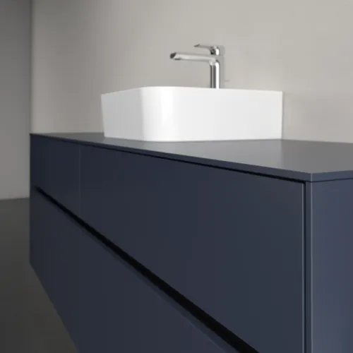 Bild von VILLEROY BOCH Collaro Waschbeckenunterschrank, mit Beleuchtung, 4 Auszüge, 1600 x 548 x 500 mm, Marine Blue / Marine Blue #C104B0VQ