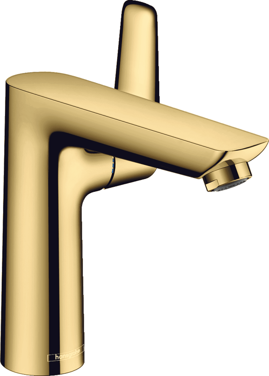 Picture of HANSGROHE Talis E Single lever basin mixer 150 with pop-up waste set #71754990 - Polished Gold Optic