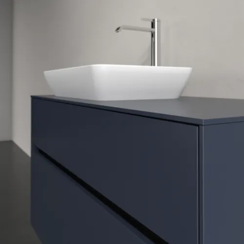 Bild von VILLEROY BOCH Collaro Waschbeckenunterschrank, mit Beleuchtung, 2 Auszüge, 1000 x 548 x 500 mm, Marine Blue / Marine Blue #C110B0VQ