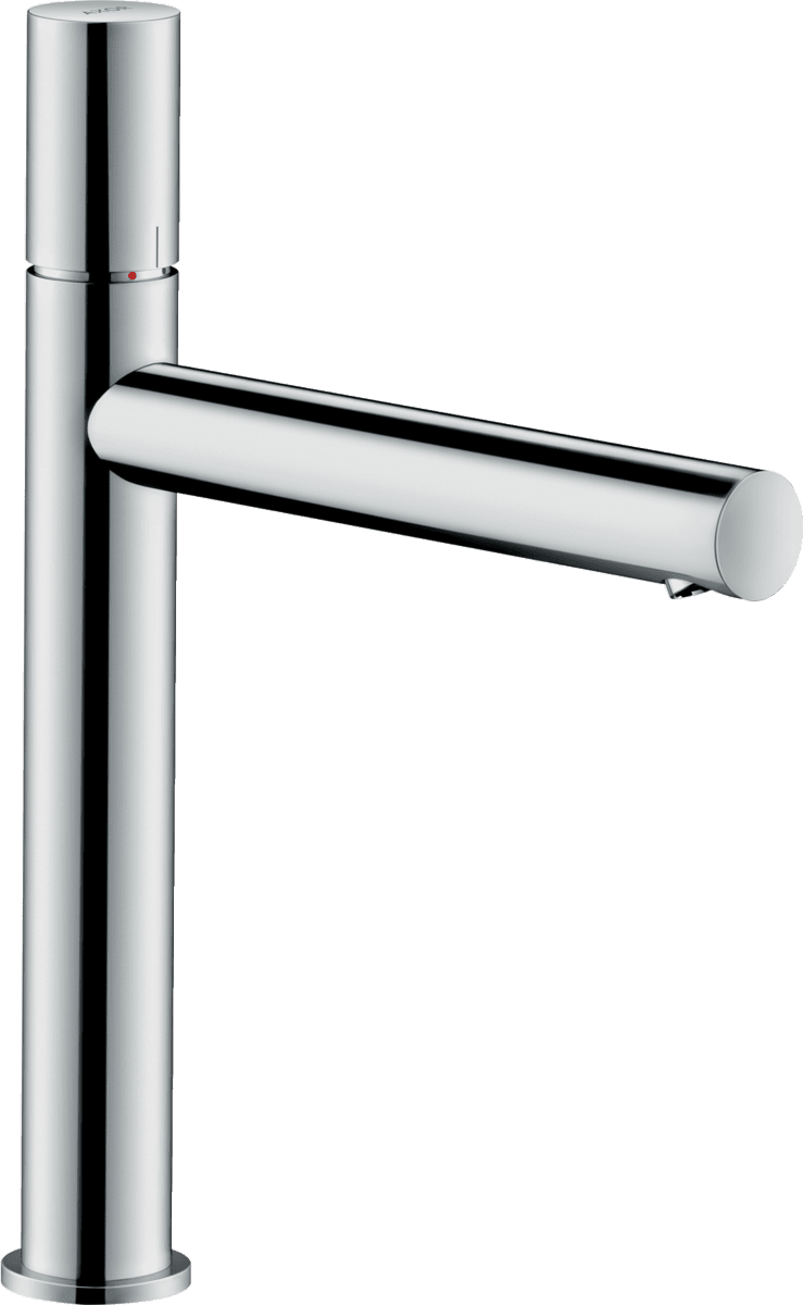 Зображення з  HANSGROHE AXOR Uno Single lever basin mixer 200 with zero handle for wash bowls and waste set #45003000 - Chrome