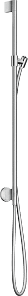 Bild von HANSGROHE AXOR One Brausestange 0,90 m mit Wandanschluss und Brauseschlauch 1,60 m #48792000 - Chrom