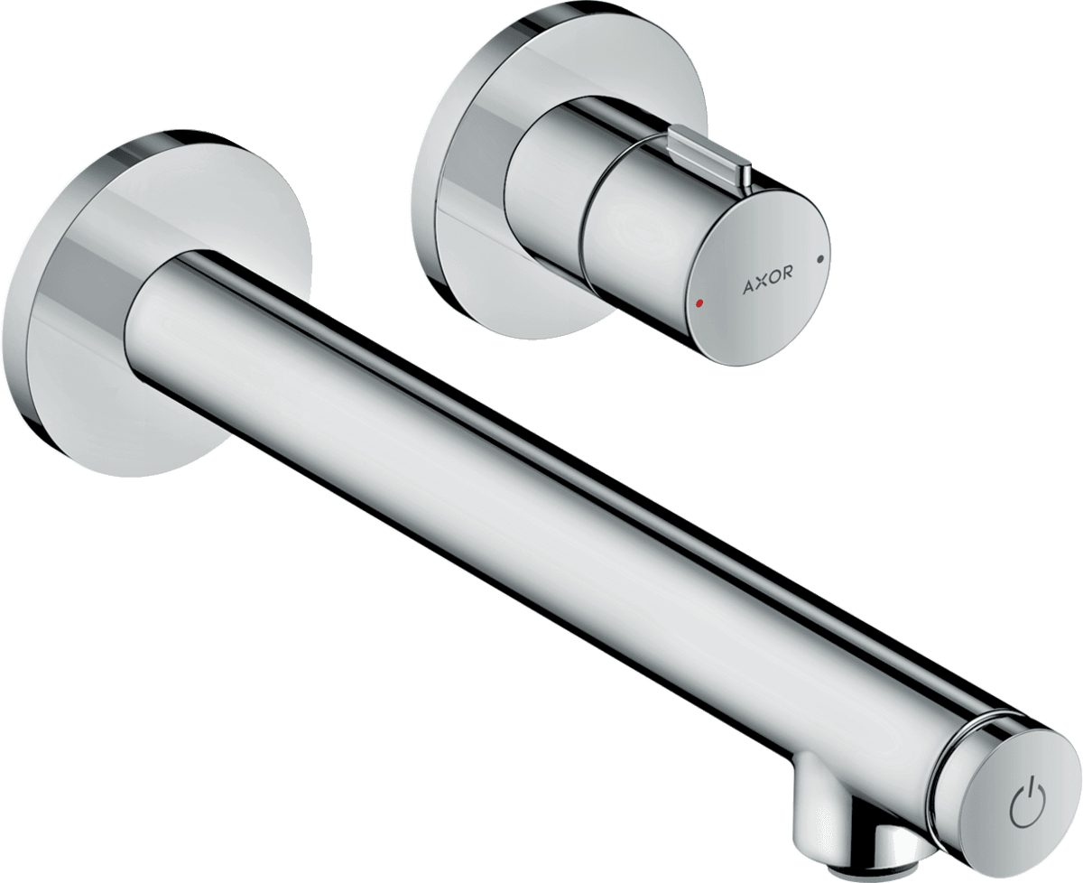 Bild von HANSGROHE AXOR Uno Waschtischmischer Unterputz für Wandmontage Select mit Auslauf 221 mm #45113000 - Chrom