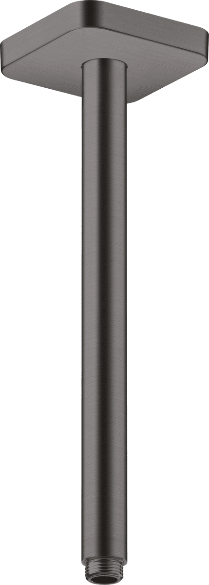 HANSGROHE AXOR ShowerSolutions Deckenanschluss 300 mm softsquare #26966340 - Brushed Black Chrome