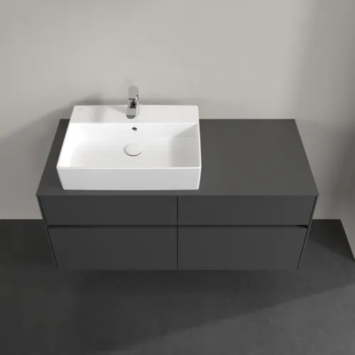 Obrázek VILLEROY BOCH Collaro toaletní skříňka, s osvětlením, 4 výsuvy, 1200 x 548 x 500 mm, Grafit / Grafit #C129B0VR