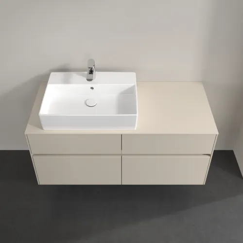 Bild von VILLEROY BOCH Collaro Waschbeckenunterschrank, mit Beleuchtung, 4 Auszüge, 1200 x 548 x 500 mm, Cashmere Grey / Cashmere Grey #C129B0VN