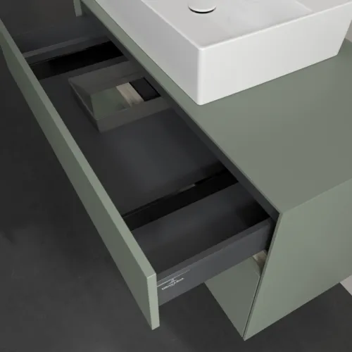 Bild von VILLEROY BOCH Collaro Waschbeckenunterschrank, 2 Auszüge, 1000 x 548 x 500 mm, Soft Green / Soft Green #C12600AF