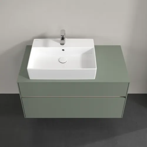 Bild von VILLEROY BOCH Collaro Waschbeckenunterschrank, 2 Auszüge, 1000 x 548 x 500 mm, Soft Green / Soft Green #C12600AF
