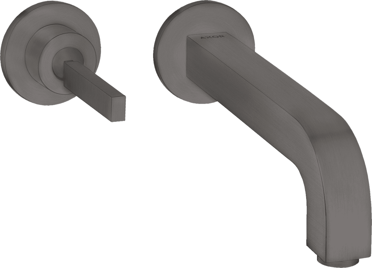 εικόνα του HANSGROHE AXOR Citterio Single lever basin mixer for concealed installation wall-mounted with pin handle, spout 160 mm and escutcheons #39113340 - Brushed Black Chrome