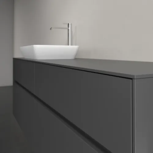 Bild von VILLEROY BOCH Collaro Waschbeckenunterschrank, mit Beleuchtung, 4 Auszüge, 1600 x 548 x 500 mm, Graphite / Graphite #C121B0VR