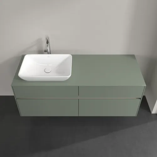 VILLEROY BOCH Collaro Waschbeckenunterschrank, 4 Auszüge, 1400 x 548 x 500 mm, Soft Green / Soft Green #C11700AF, Bild 4