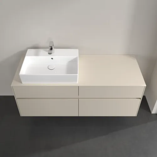Bild von VILLEROY BOCH Collaro Waschbeckenunterschrank, 4 Auszüge, 1400 x 548 x 500 mm, Cashmere Grey / Cashmere Grey #C13200VN