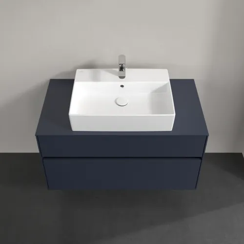 Bild von VILLEROY BOCH Collaro Waschbeckenunterschrank, 2 Auszüge, 1000 x 548 x 500 mm, Marine Blue / Marine Blue #C12500VQ