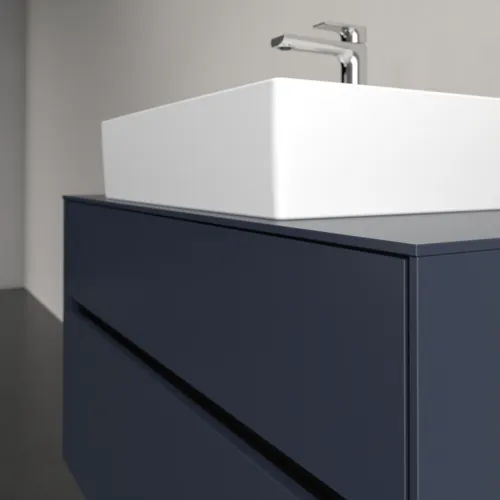 Bild von VILLEROY BOCH Collaro Waschbeckenunterschrank, 2 Auszüge, 1000 x 548 x 500 mm, Marine Blue / Marine Blue #C12500VQ
