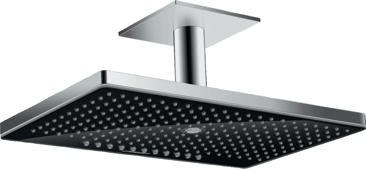 Picture of HANSGROHE Rainmaker Select Overhead shower 460 3jet with ceiling connector #24006600 - Black/Chrome
