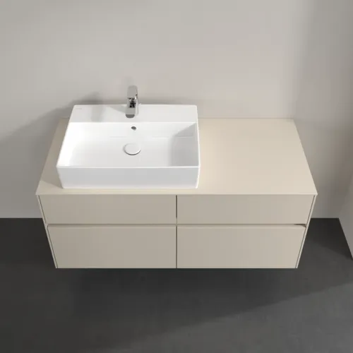 Bild von VILLEROY BOCH Collaro Waschbeckenunterschrank, 4 Auszüge, 1200 x 548 x 500 mm, Cashmere Grey / Cashmere Grey #C12900VN