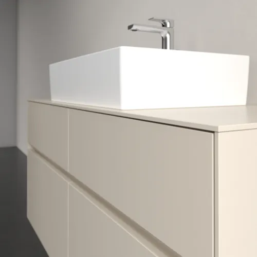 Bild von VILLEROY BOCH Collaro Waschbeckenunterschrank, 4 Auszüge, 1200 x 548 x 500 mm, Cashmere Grey / Cashmere Grey #C12800VN