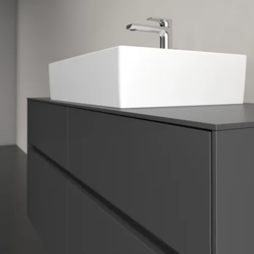 Bild von VILLEROY BOCH Collaro Waschbeckenunterschrank, 4 Auszüge, 1200 x 548 x 500 mm, Graphite / Graphite #C12800VR