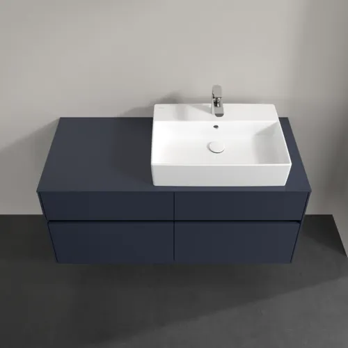 Bild von VILLEROY BOCH Collaro Waschbeckenunterschrank, mit Beleuchtung, 4 Auszüge, 1200 x 548 x 500 mm, Marine Blue / Marine Blue #C130B0VQ
