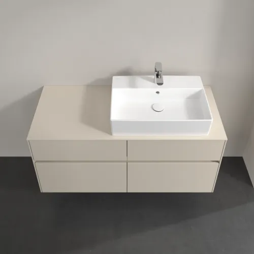 Bild von VILLEROY BOCH Collaro Waschbeckenunterschrank, mit Beleuchtung, 4 Auszüge, 1200 x 548 x 500 mm, Cashmere Grey / Cashmere Grey #C130B0VN