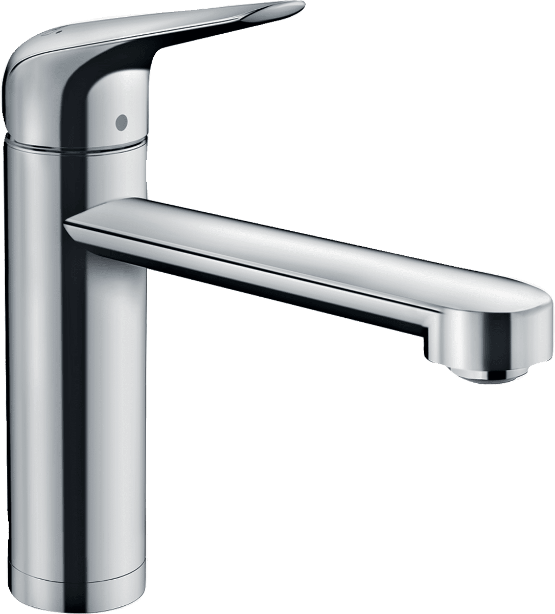 Зображення з  HANSGROHE Focus M42 Single lever kitchen mixer 120, installation in front of a window, 1jet #71807000 - Chrome