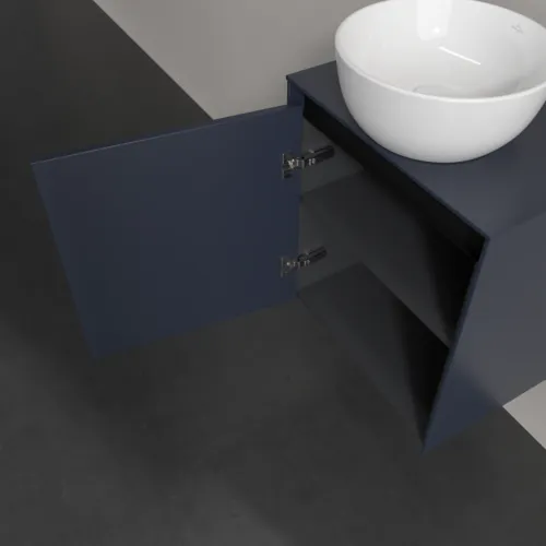 Bild von VILLEROY BOCH Collaro Waschbeckenunterschrank, mit Beleuchtung, 1 Tür, 500 x 548 x 380 mm, Marine Blue / Marine Blue #C148B0VQ
