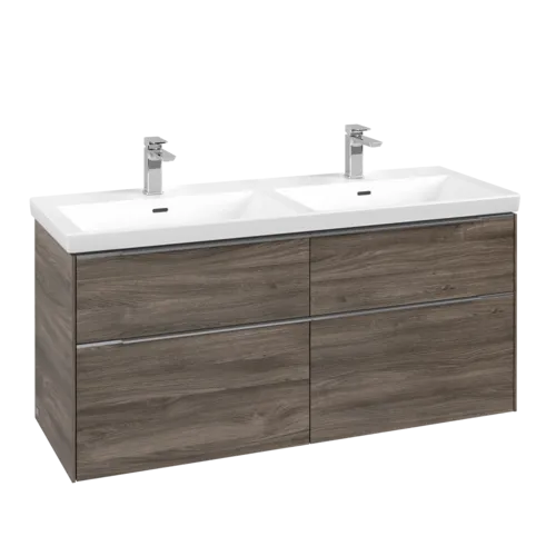 Picture of VILLEROY BOCH Subway 3.0 Vanity unit, 4 pull-out compartments, 1272 x 576 x 478 mm, Stone Oak #C56800RK