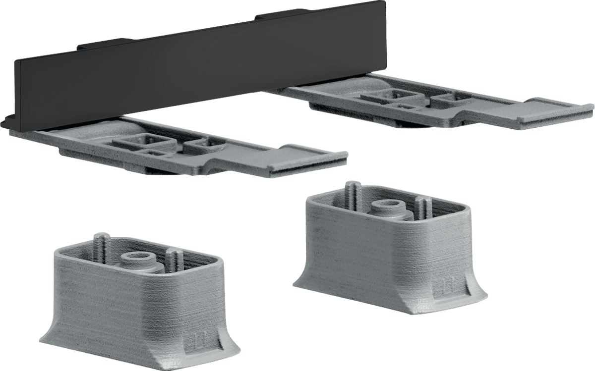 HANSGROHE AXOR Universal Softsquare Adapterset #42870670 - Mattschwarz