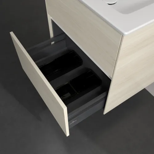 Obrázek VILLEROY BOCH Collaro Vanity unit, with lighting, 2 pull-out compartments, 611 x 610 x 480 mm, White Oak #C143B0AA