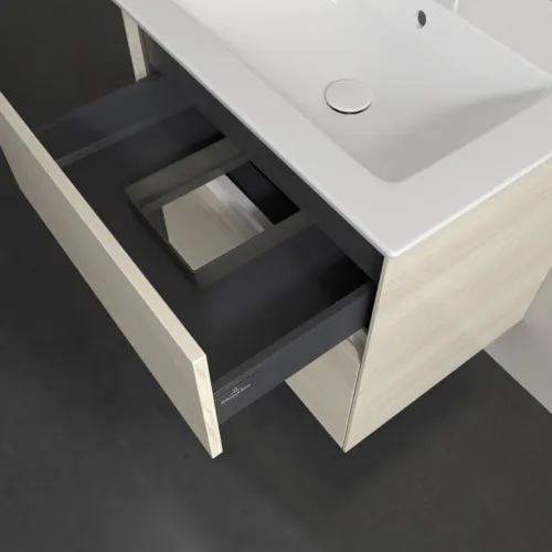 Obrázek VILLEROY BOCH Collaro Vanity unit, with lighting, 2 pull-out compartments, 611 x 610 x 480 mm, White Oak #C143B0AA