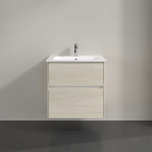 Obrázek VILLEROY BOCH Collaro Vanity unit, with lighting, 2 pull-out compartments, 611 x 610 x 480 mm, White Oak #C143B0AA