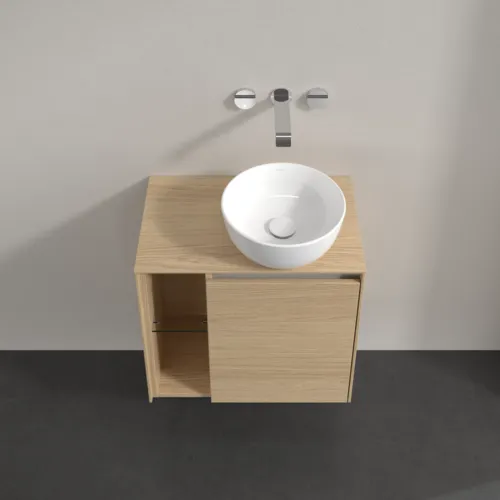 Bild von VILLEROY BOCH Collaro Waschbeckenunterschrank, 1 Tür, 600 x 548 x 380 mm, Nordic Oak / Nordic Oak #C15100VJ