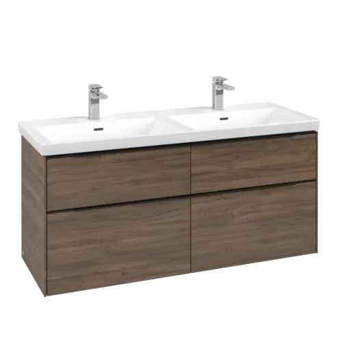 Picture of VILLEROY BOCH Subway 3.0 Vanity unit, 4 pull-out compartments, 1272 x 576 x 478 mm, Arizona Oak #C56801VH
