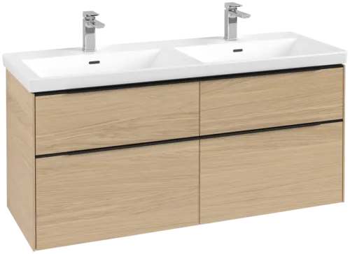 Picture of VILLEROY BOCH Subway 3.0 Vanity unit, 4 pull-out compartments, 1272 x 576 x 478 mm, Nordic Oak #C56801VJ