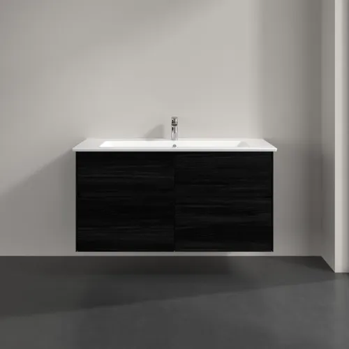 Bild von VILLEROY BOCH Collaro Waschbeckenunterschrank, 4 Auszüge, 1161 x 610 x 480 mm, Black Oak #C14600AB