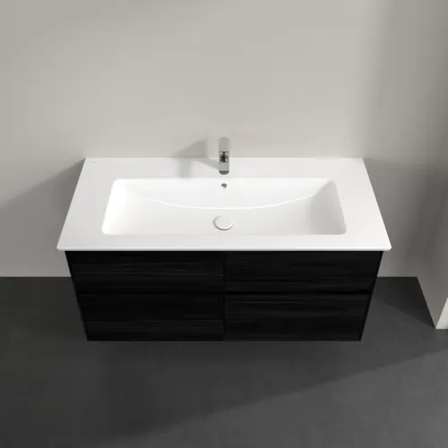 Bild von VILLEROY BOCH Collaro Waschbeckenunterschrank, 4 Auszüge, 1161 x 610 x 480 mm, Black Oak #C14600AB