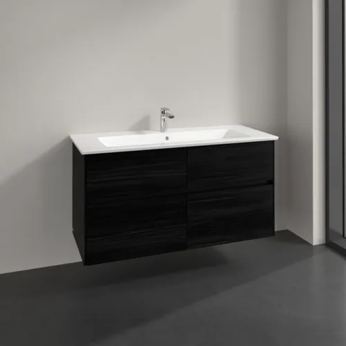 Bild von VILLEROY BOCH Collaro Waschbeckenunterschrank, 4 Auszüge, 1161 x 610 x 480 mm, Black Oak #C14600AB