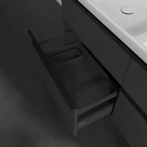 VILLEROY BOCH Subway 3.0 Waschbeckenunterschrank, 4 Auszüge, 1272 x 576 x 478 mm, Graphite #C56801VR, Bild 6