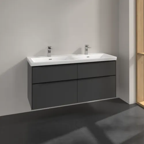 VILLEROY BOCH Subway 3.0 Waschbeckenunterschrank, 4 Auszüge, 1272 x 576 x 478 mm, Graphite #C56801VR, Bild 2