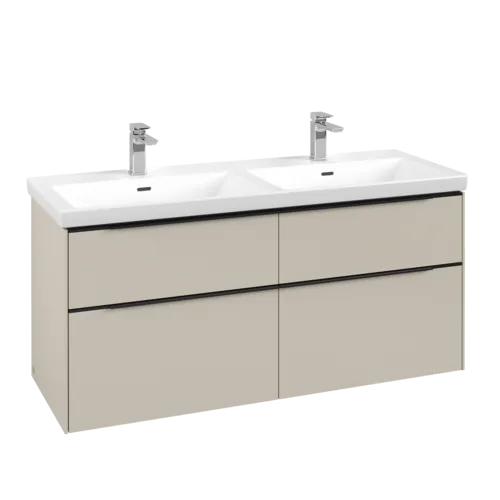 Picture of VILLEROY BOCH Subway 3.0 Vanity unit, 4 pull-out compartments, 1272 x 576 x 478 mm, Cashmere Grey #C56801VN