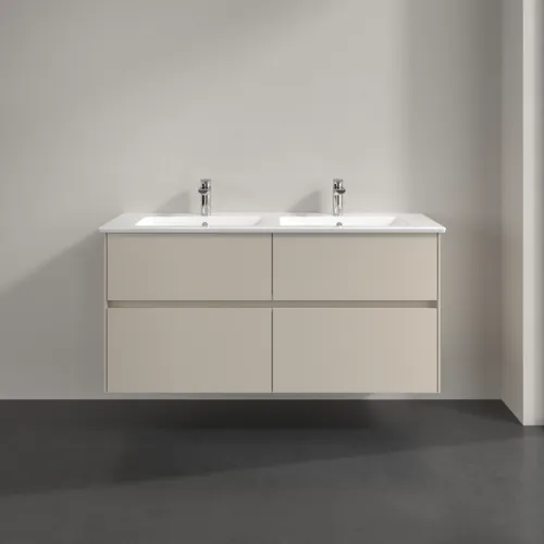 Bild von VILLEROY BOCH Collaro Waschbeckenunterschrank, mit Beleuchtung, 4 Auszüge, 1261 x 610 x 480 mm, Cashmere Grey #C147B0VN