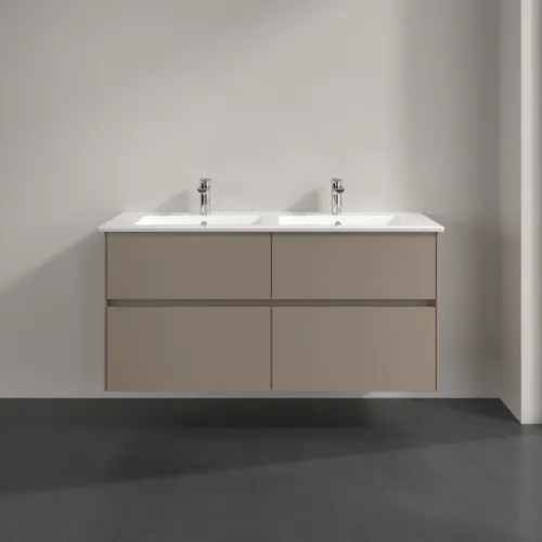 Bild von VILLEROY BOCH Collaro Waschbeckenunterschrank, mit Beleuchtung, 4 Auszüge, 1261 x 610 x 480 mm, Taupe #C147B0VM