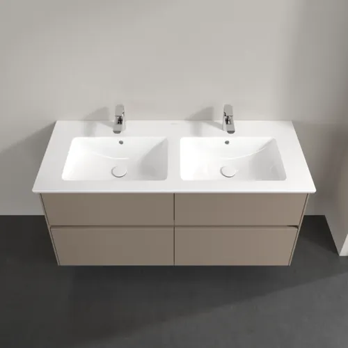 Bild von VILLEROY BOCH Collaro Waschbeckenunterschrank, mit Beleuchtung, 4 Auszüge, 1261 x 610 x 480 mm, Taupe #C147B0VM
