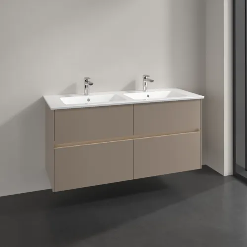 Bild von VILLEROY BOCH Collaro Waschbeckenunterschrank, mit Beleuchtung, 4 Auszüge, 1261 x 610 x 480 mm, Taupe #C147B0VM